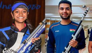 India strikes gold in 10m air rifle mixed team event at Asian Shooting Championship
