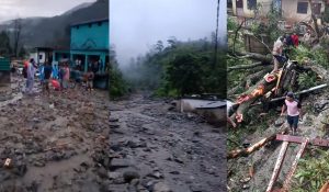 Cloudburst wreaks havoc in U’khand’s Chamoli; One dead, one missing