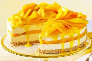 Mango Cream Cheesecake