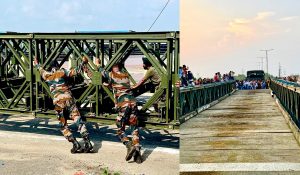 Indian Army’s Tiger Division engineers rebuild flood-ravaged Tawi bridge in record time