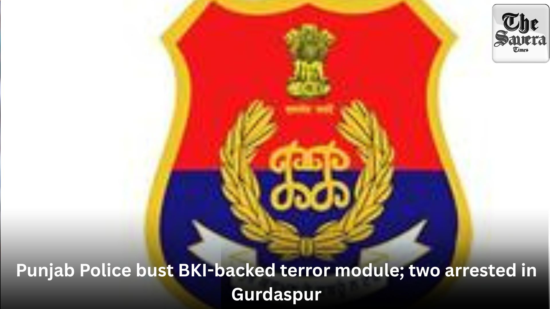 Punjab Police bust BKI-backed terror module; two arrested in Gurdaspur