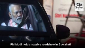 PM Modi holds massive roadshow in Guwahati