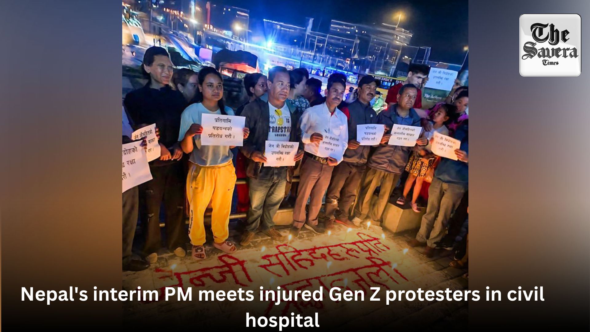 Nepal’s interim PM meets injured Gen Z protesters in civil hospital
