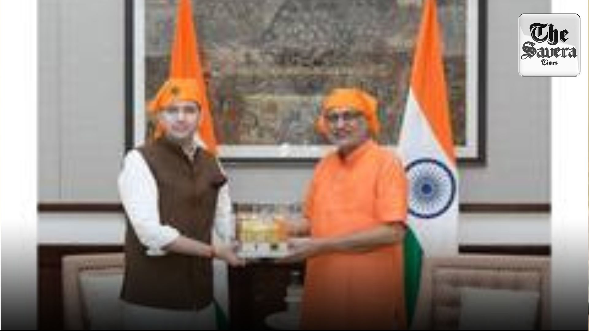 AAP MP Raghav Chadha calls on Vice President CP Radhakrishnan
