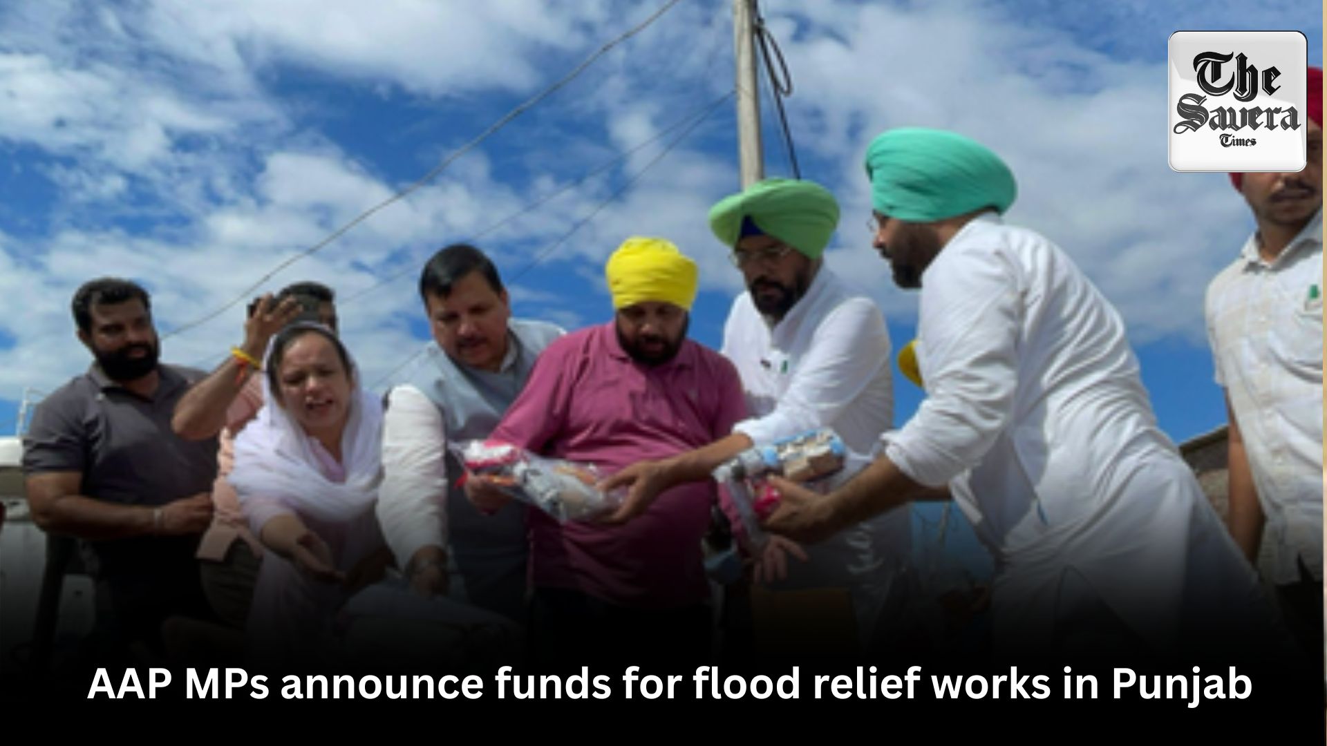 AAP MPs announce funds for flood relief works in Punjab