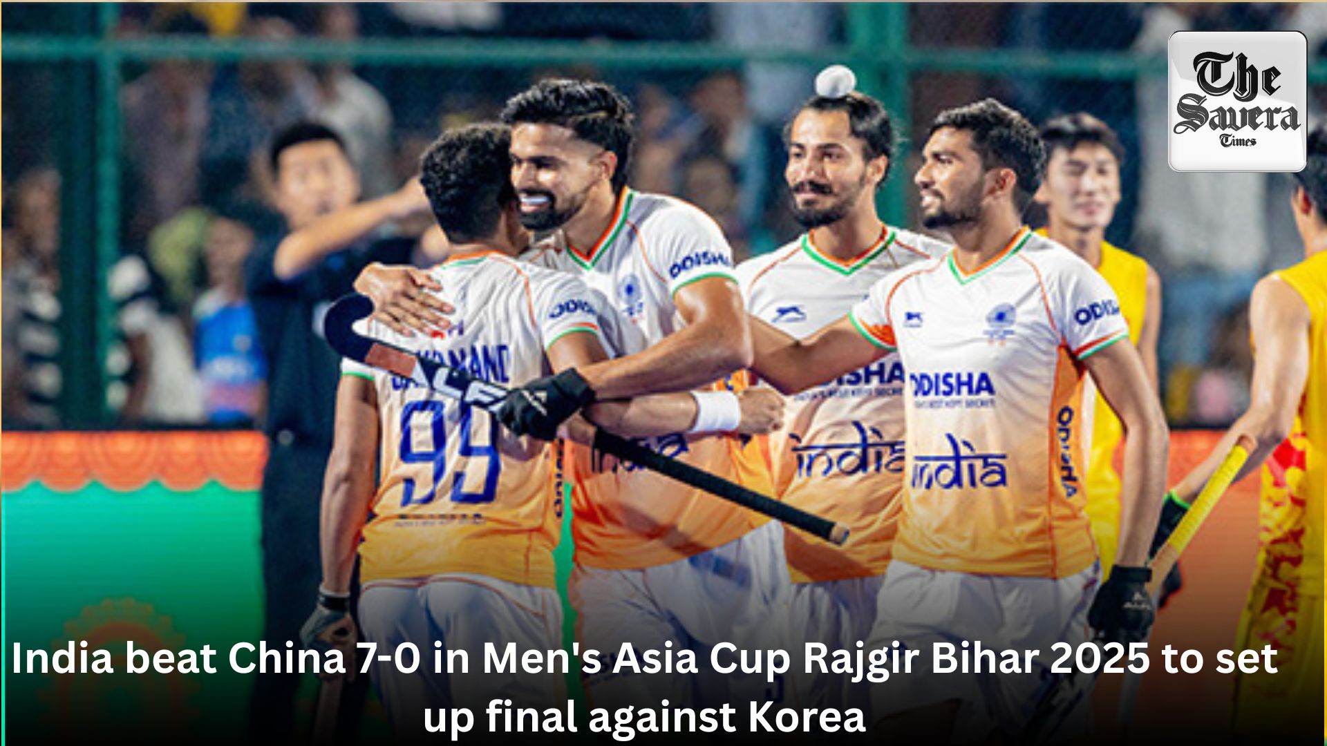 India beat China 7-0 in Men’s Asia Cup Rajgir Bihar 2025 to set up final against Korea