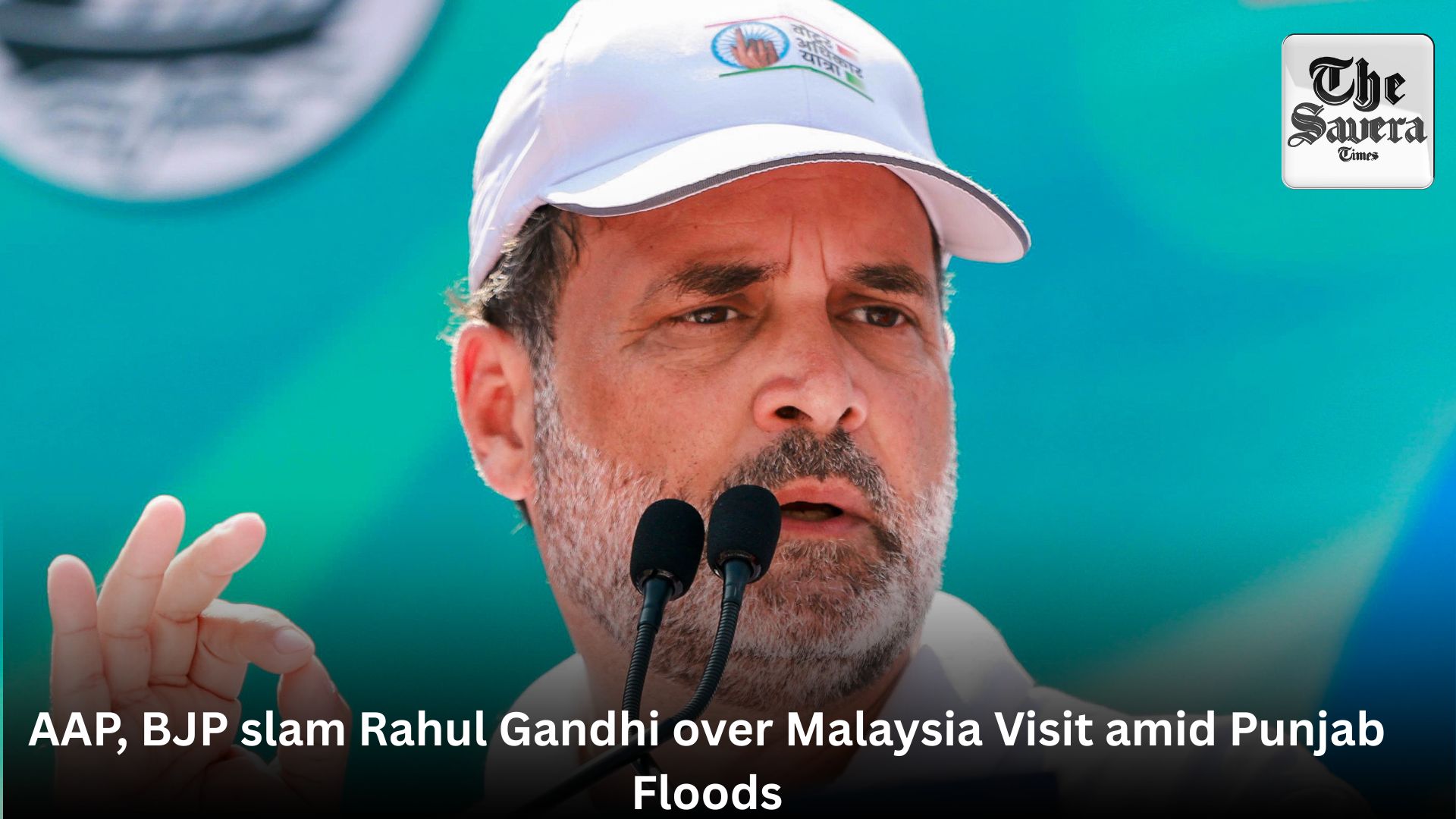 AAP, BJP slam Rahul Gandhi over Malaysia Visit amid Punjab Floods