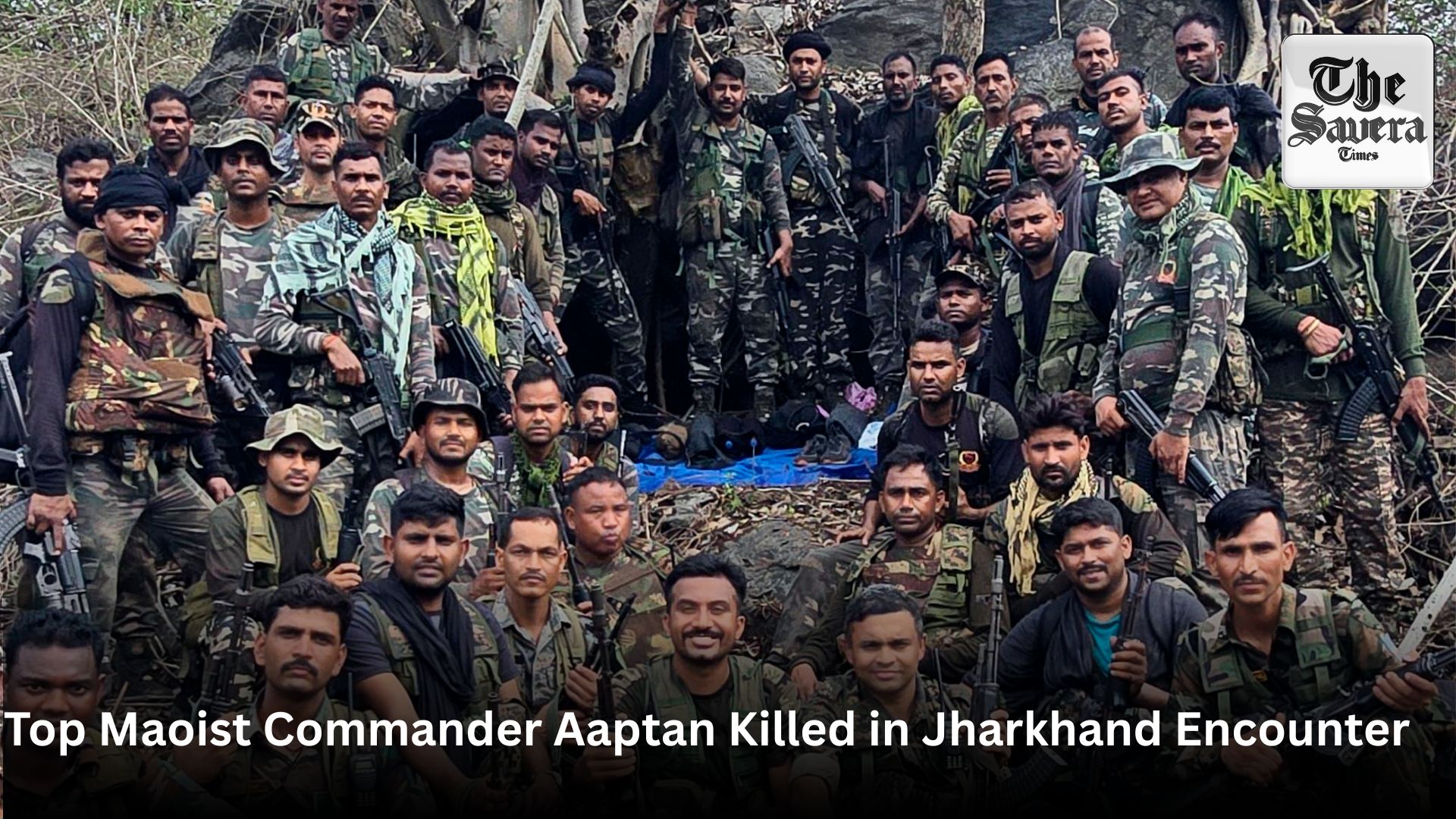 Top Maoist Commander Aaptan Killed in Jharkhand Encounter