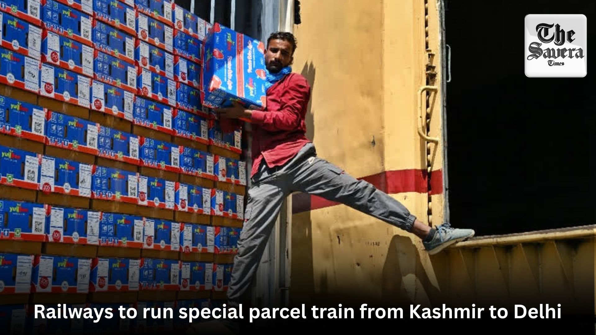 Railways to run special parcel train from Kashmir to Delhi
