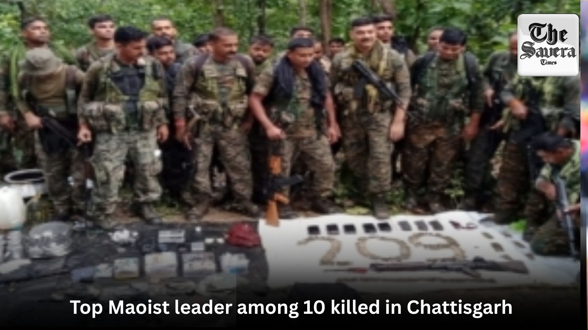 Top Maoist leader among 10 killed in Chattisgarh 
