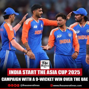 India begin Asia Cup 2025 with 9-Wicket rout of UAE