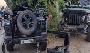 Speeding Thar hits divider in Gurugram; 5 killed, one injured