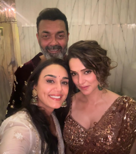 Preity Zinta reveals she “third-wheeled” between Bobby Deol, wife Tanya on their honeymoon during “Soldier” shoot