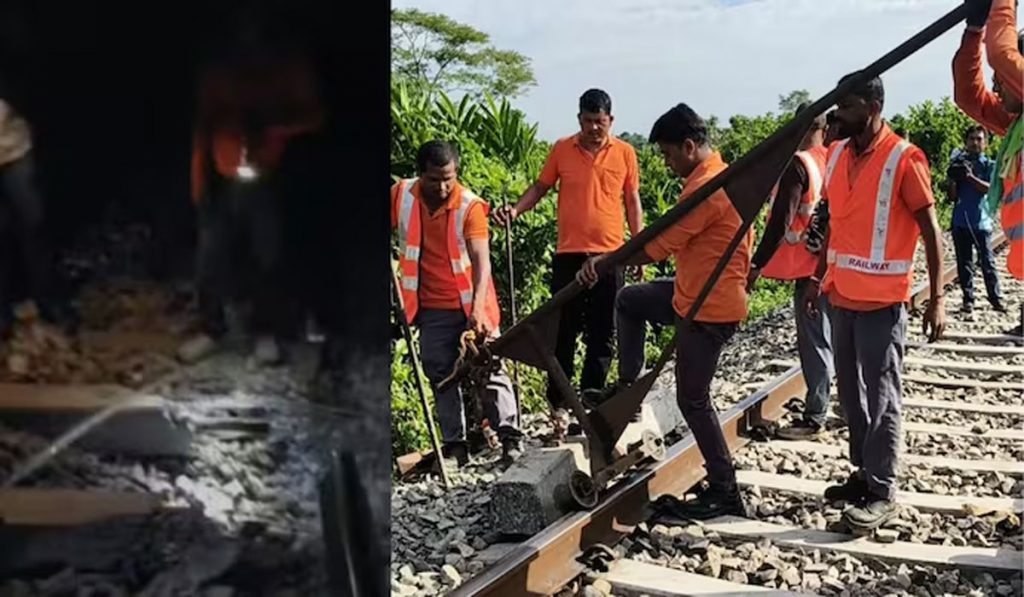 Assam railway track blast