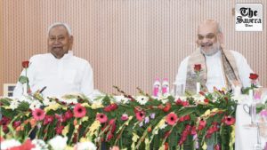 NDA finalises seat-sharing for Bihar polls; BJP, JD-U to contest  on 101 seats each