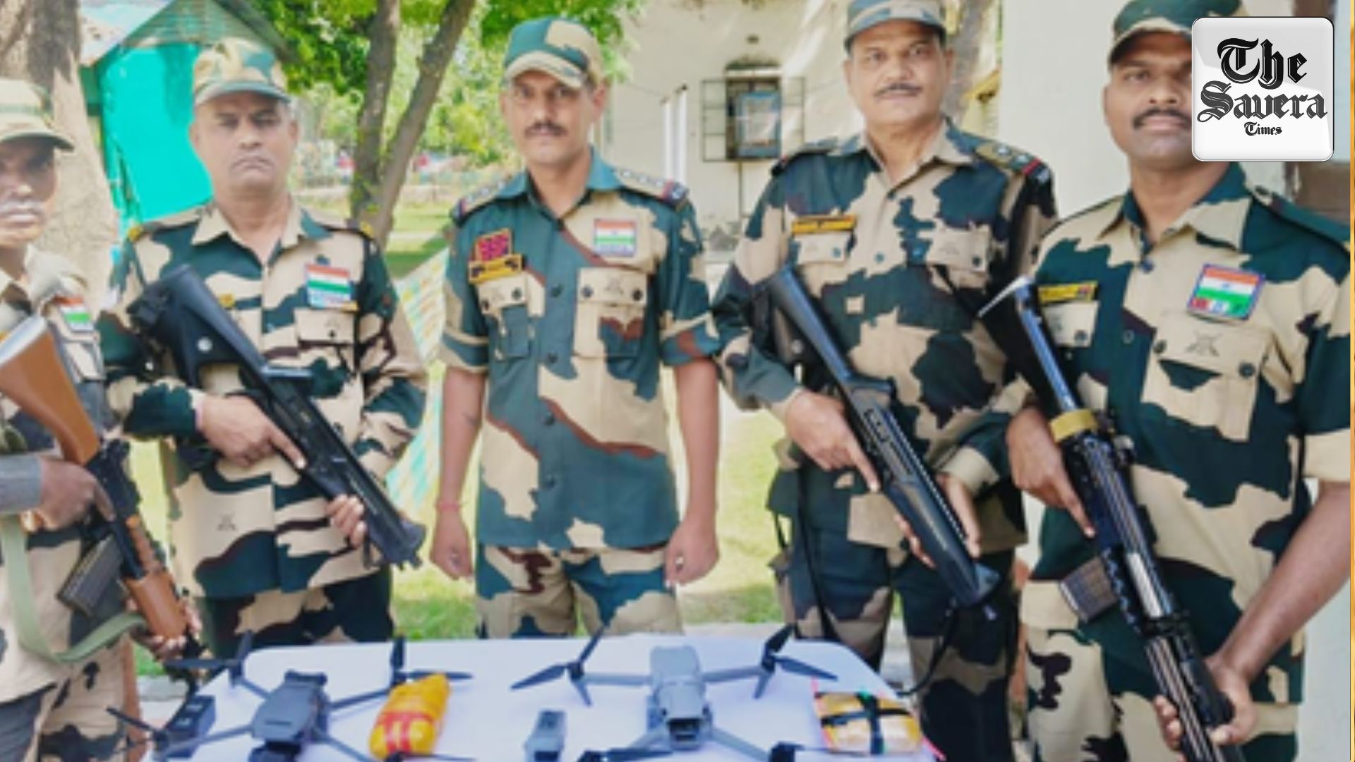 BSF foils cross-border smuggling bids in Punjab, recovers five drones, pistol