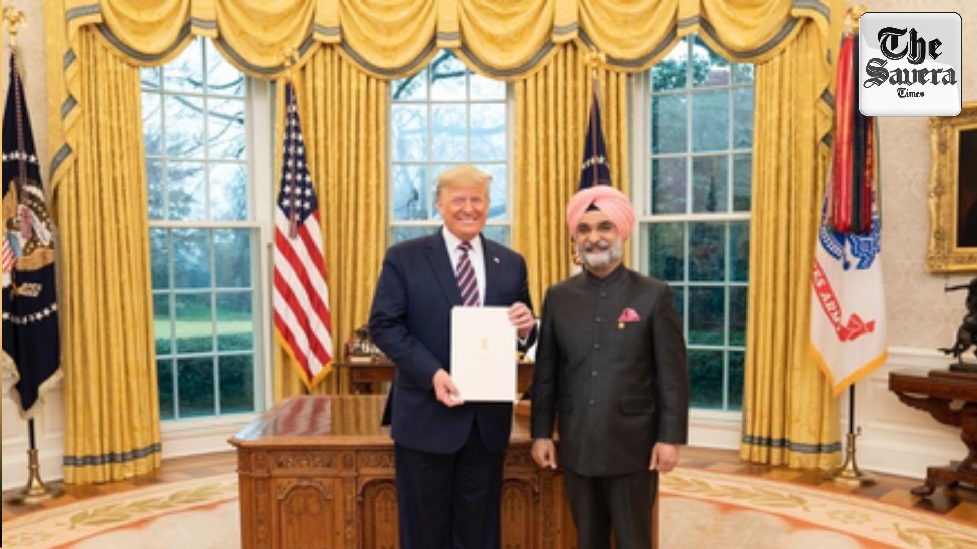 Trump writes to ex-Indian envoy Sandhu, shares condolences over brother’s death