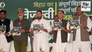 Bihar polls: Grand Alliance releases ‘Tejashwi’s Pledge’ manifesto 