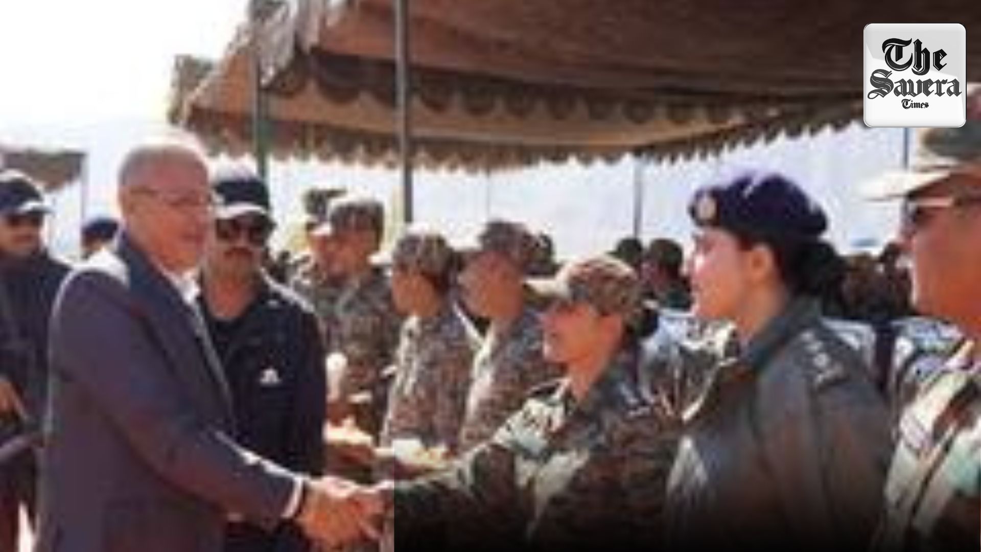 Ladakh LG Kavinder celebrates Diwali with Army personnel