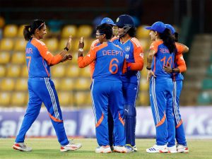 India Women storm into Semi-Finals with 53-Run DLS win over New Zealand