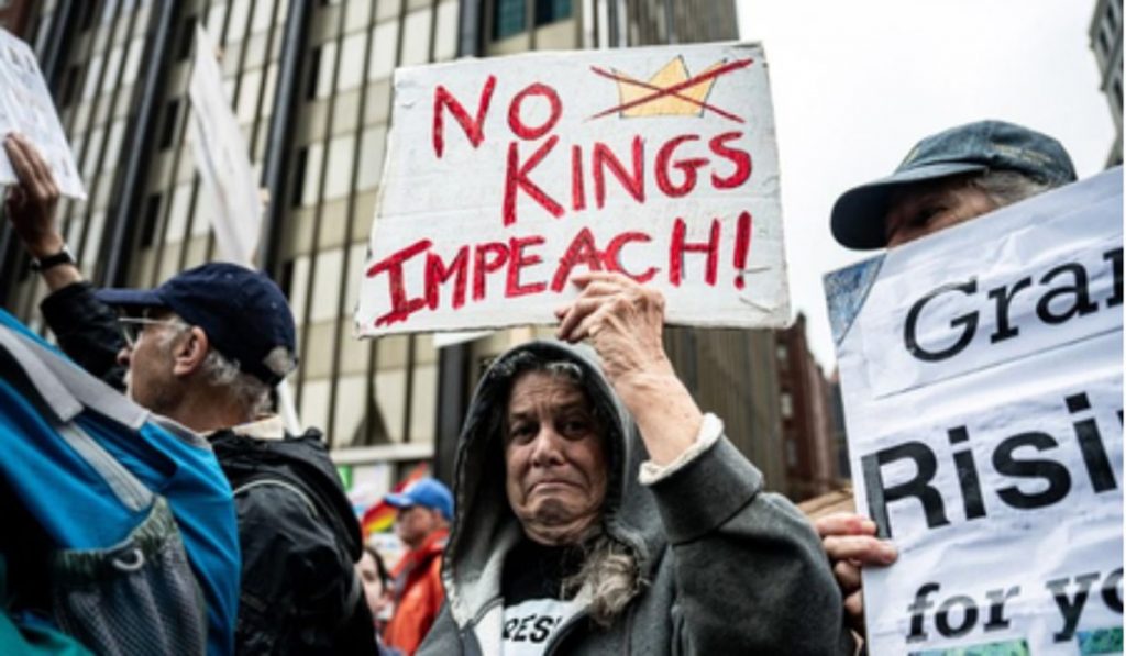 "No kings" protest Against Trump in US