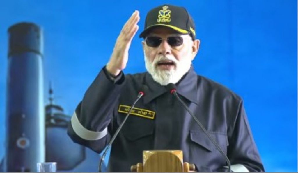 PM Modi Celebrates Diwali Aboard INS Vikrant