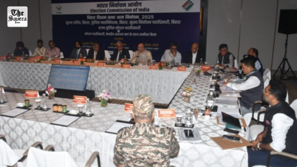CEC Gyanesh Kumar reviews Bihar election preparedness with CEO, police chief