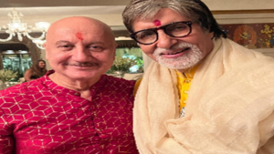 Anupam Kher Extends Heartfelt Birthday Wishes to Big B, Recalls Early Career Advice