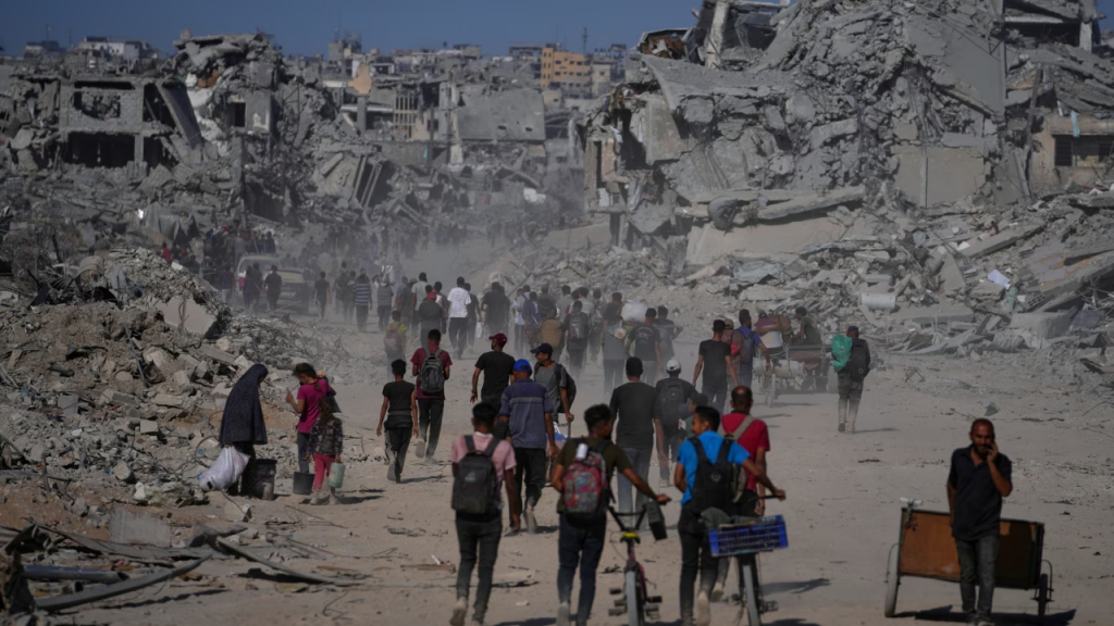 Displaced Gazans Return to Ruins as Ceasefire Brings Brief Hope Under US-Brokered Peace Plan