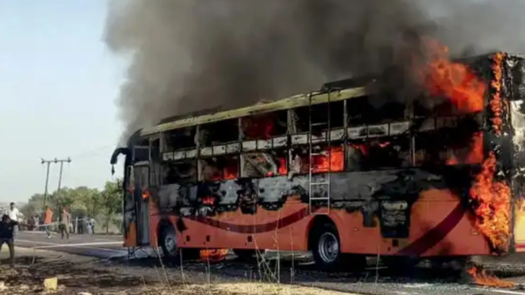 CIRT to Investigate Jaipur Bus Fire; SIT Finds Major Safety Violations