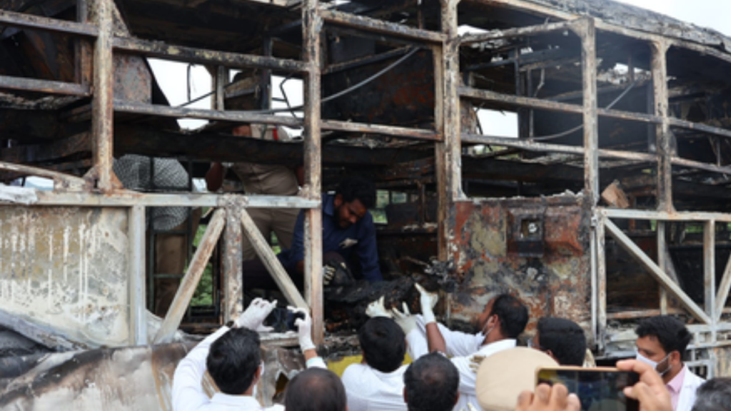 Kurnool Bus Fire Tragedy: DNA-Tested Remains of 18 Victims Handed Over to Families