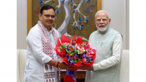 Rajasthan CM Bhajan Lal Sharma Meets PM Modi in New Delhi