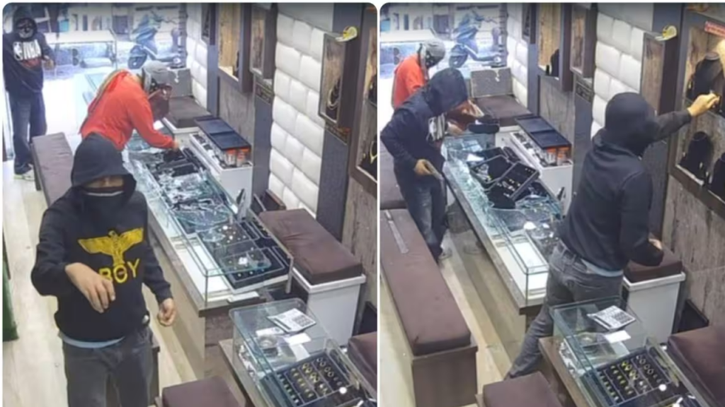 Armed Robbery at Jeweller’s Shop in Jalandhar; Loot Worth Over ₹2 Lakh