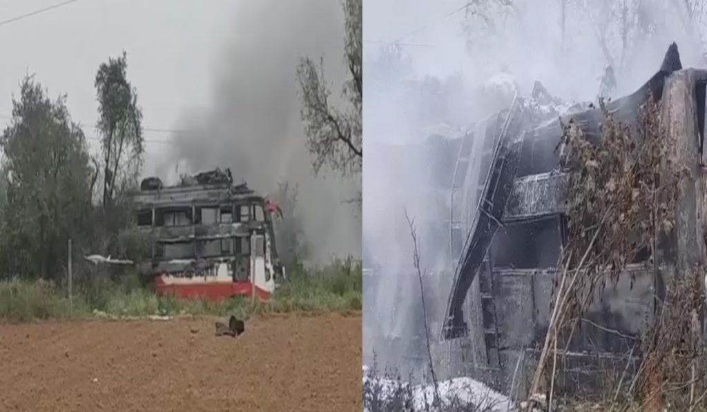 bus accident jaipur