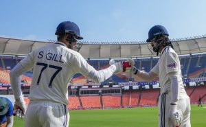 1st Test: Rahul’s unbeaten ton, Gill’s fifty give India 56-run lead over West Indies
