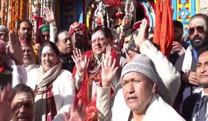 Uttarakhand CM Pushkar Singh Dhami offers prayers at Kedarnath Temple ahead of winter closure