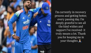 ‘Getting better’: Shreyas Iyer shares health update; expresses gratitude for wishes