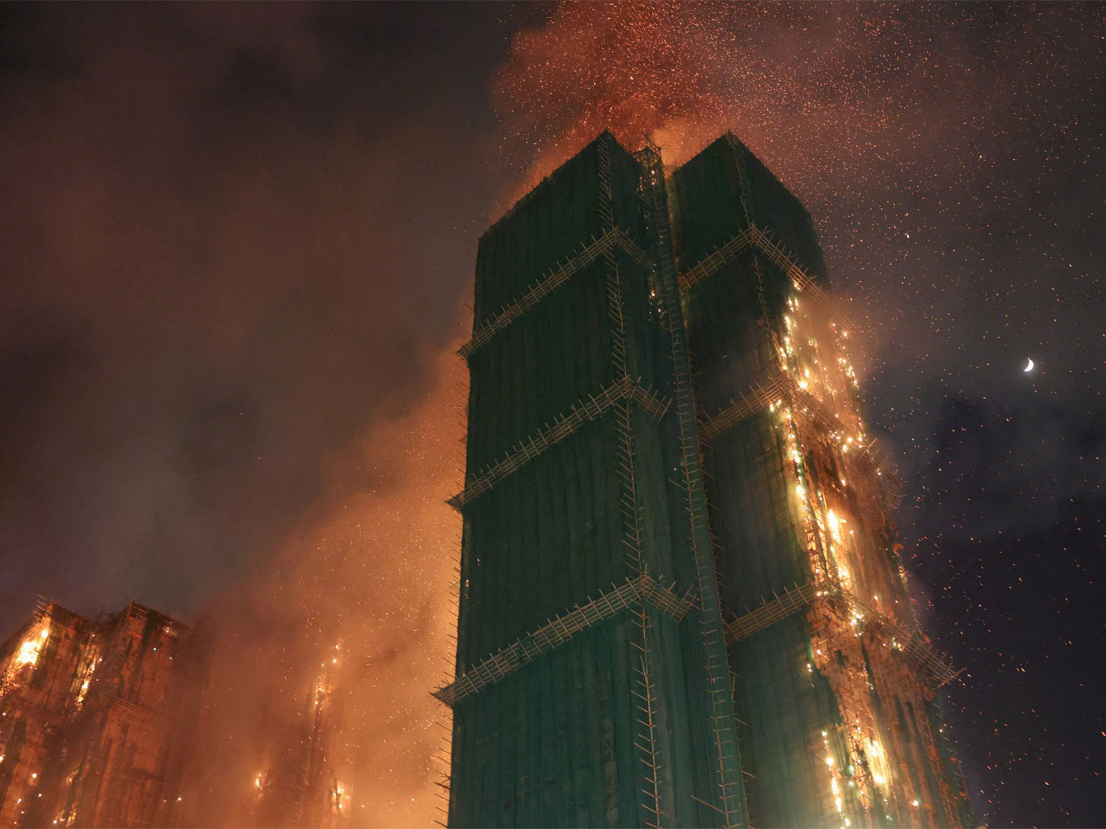 Death toll rises to 13, with 15 injured in Hong Kong’s high-rise fire