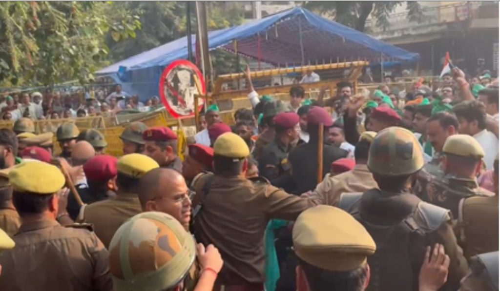 Farmer protest at Noida