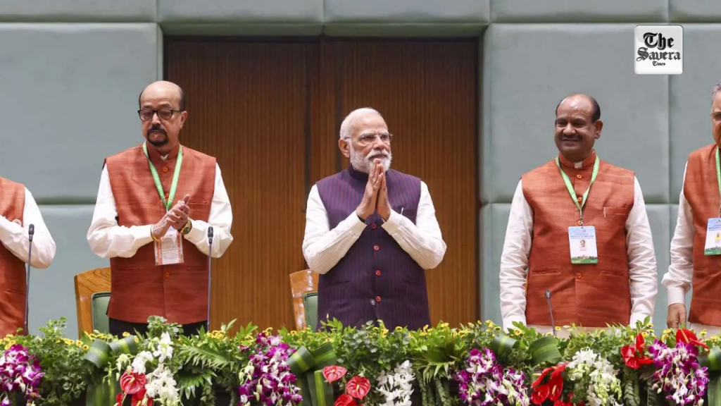 PM Modi Targets Congress at Chhattisgarh Rajat Mahotsav, Vows to End Maoist Terrorism and Accelerate Development