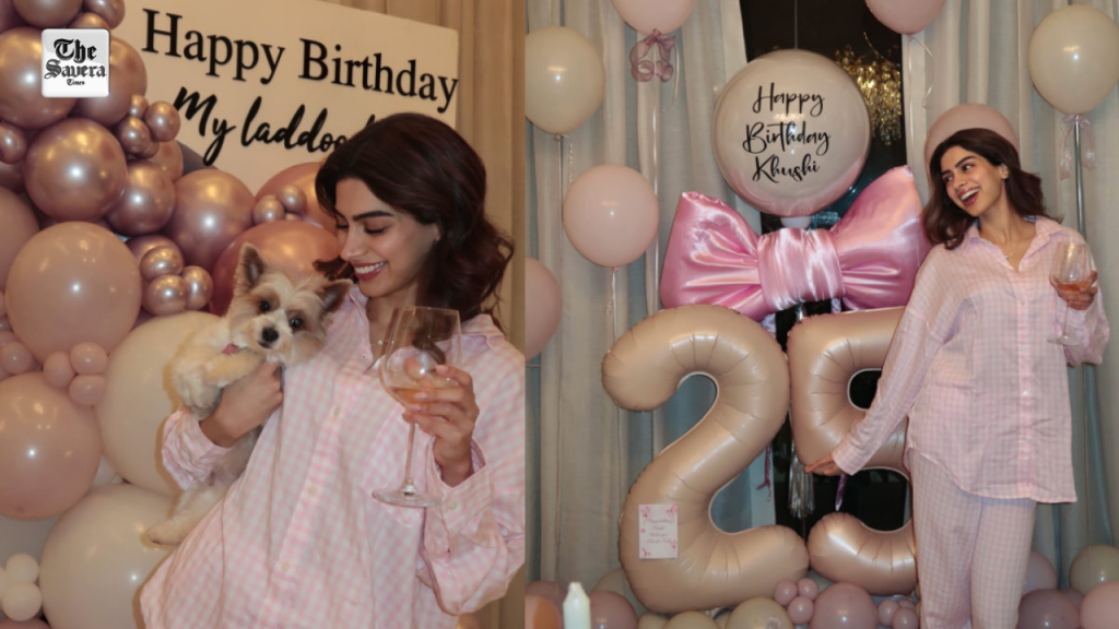 Khushi Kapoor Celebrates 25th Birthday with Pink-Themed Bash and Heartfelt Gratitude