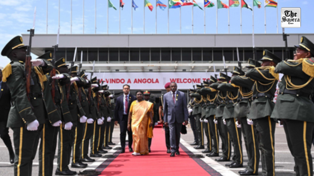 President Murmu departs for Botswana after concluding successful Angola visit
