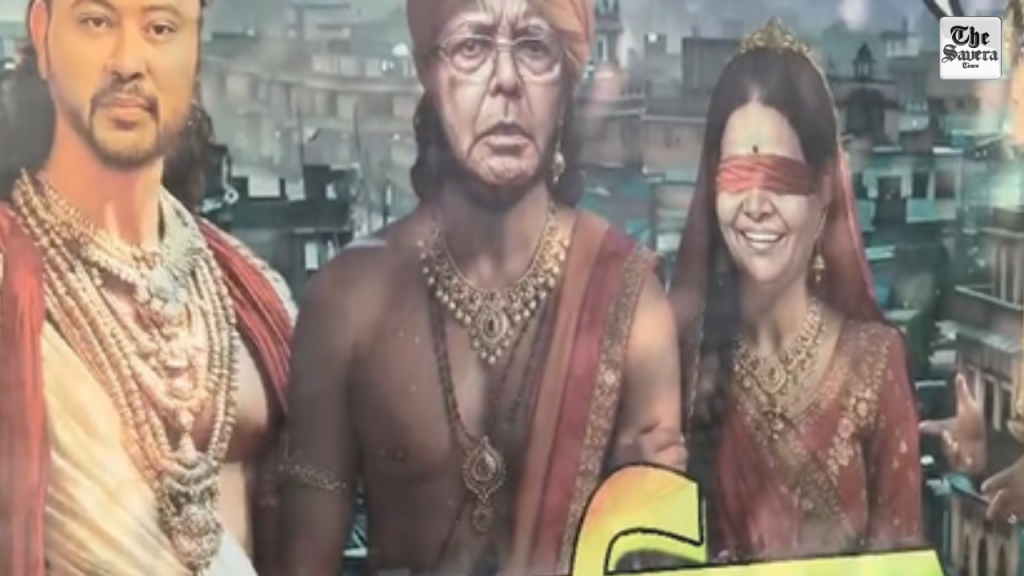 JD(U) Targets RJD With Mahabharata-Themed Posters After NDA’s Big Bihar Win