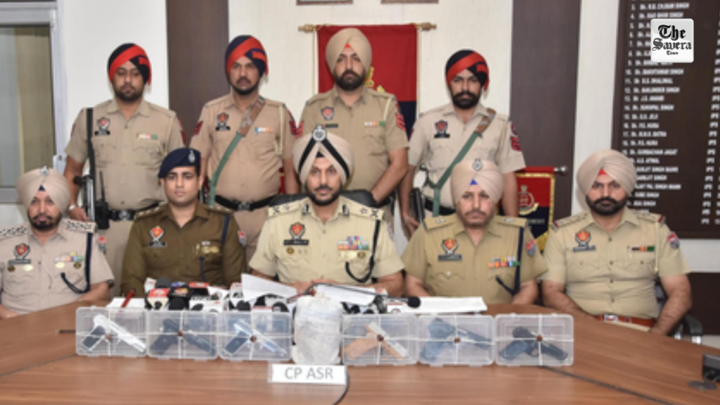 Punjab Police Bust Pakistan-Linked Arms and Narco Network, 5 detained
