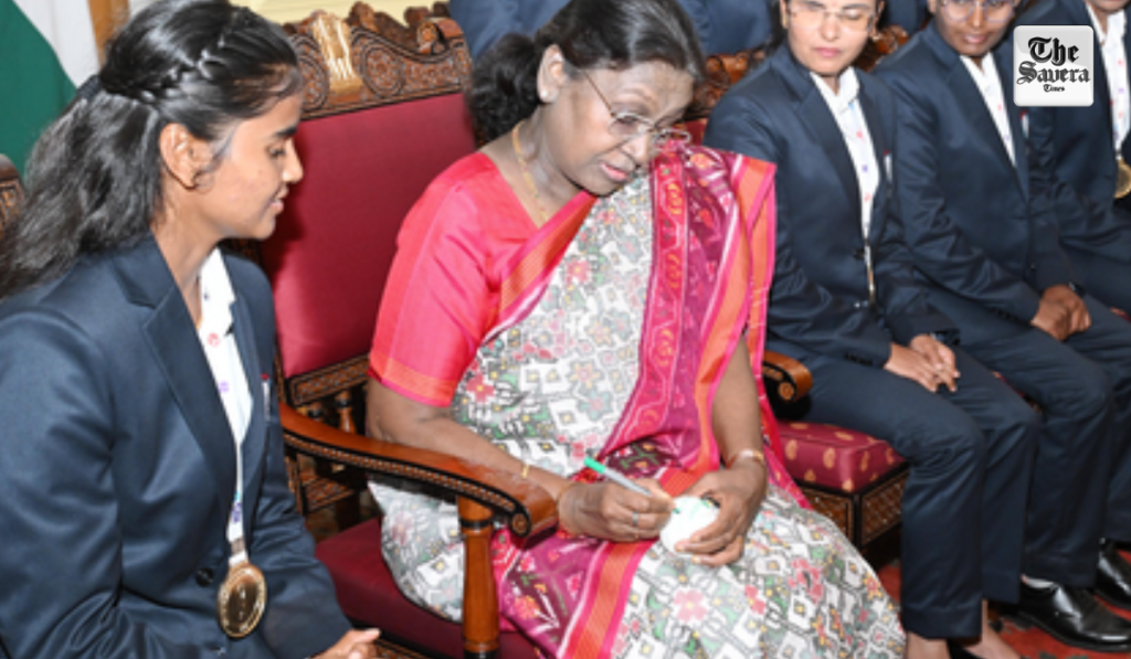 President Droupadi Murmu hosts Blind Women’s T20 World Cup winners