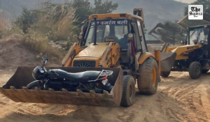 Crackdown on illegal mining in Rajasthan’s Bassi Ghata; 2 held