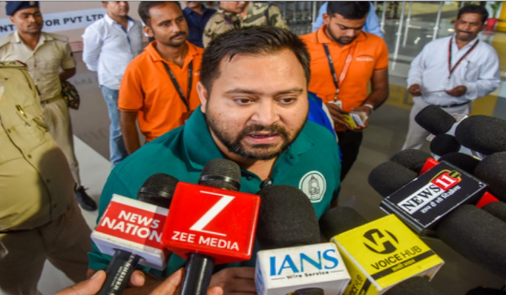 Tejashwi Yadav criticises PM Modi for ‘katta’ remark
