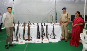 37 Maoists surrender before Telangana DGP