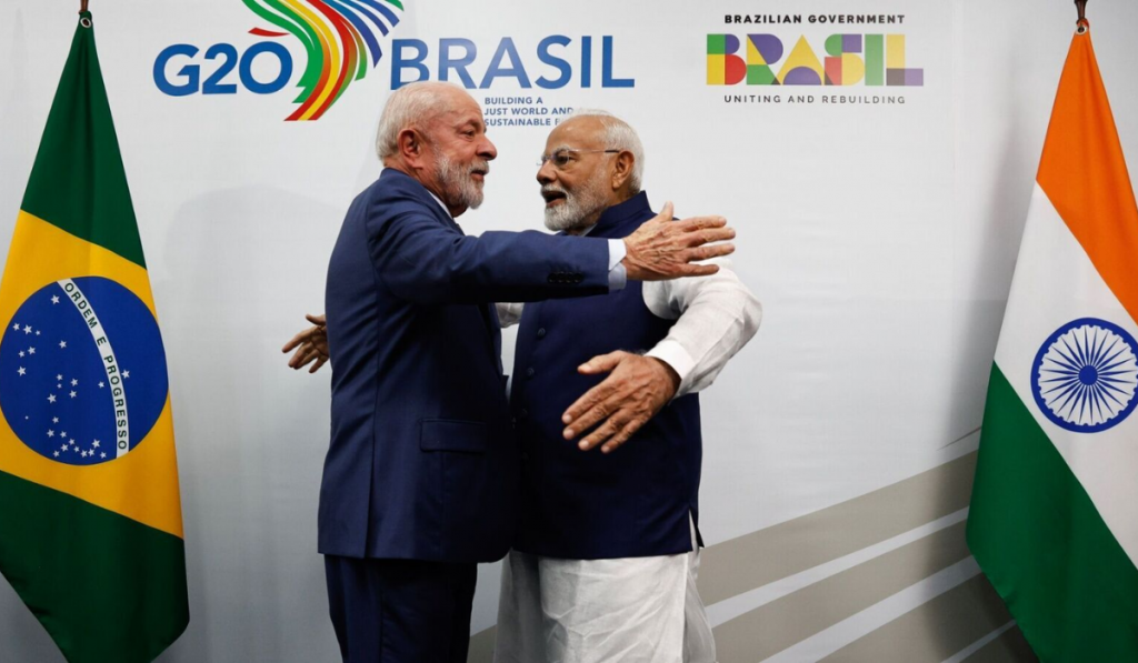 PM Modi Meets Brazil’s President Lula in Johannesburg, Highlights Strong Momentum in Bilateral Ties