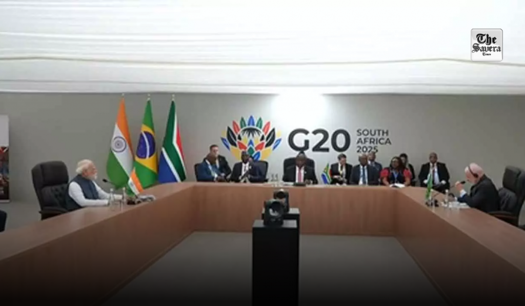 PM Modi attends IBSA Leaders' Meeting in Johannesburg